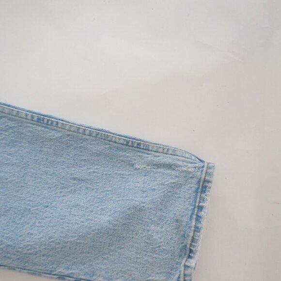 Abercrombie & Fitch 90's Straight Ultra High Rise Curve Love Light Wash Denim 25 - Picture 5 of 15